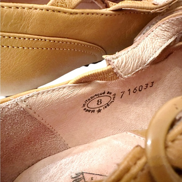 John Fluevog Luxon Multi-Strap Mary Janes Yellow size 8 - Picture 7 of 12